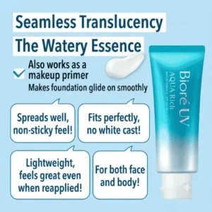 Biore Aqua Rich Watery Essence SPF50 Buy in Pakistan