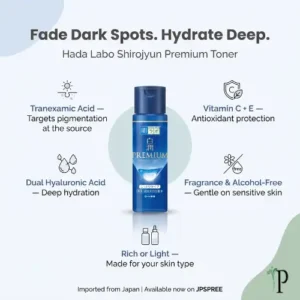 Hada Labo Shirojyun Premium Medicated Whitening Toner Buy in Pakistan